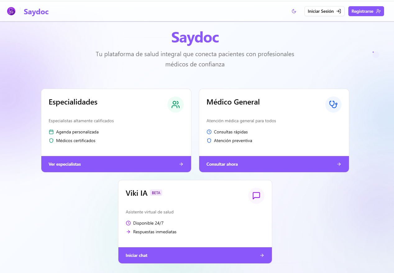 Vista previa de Saydoc